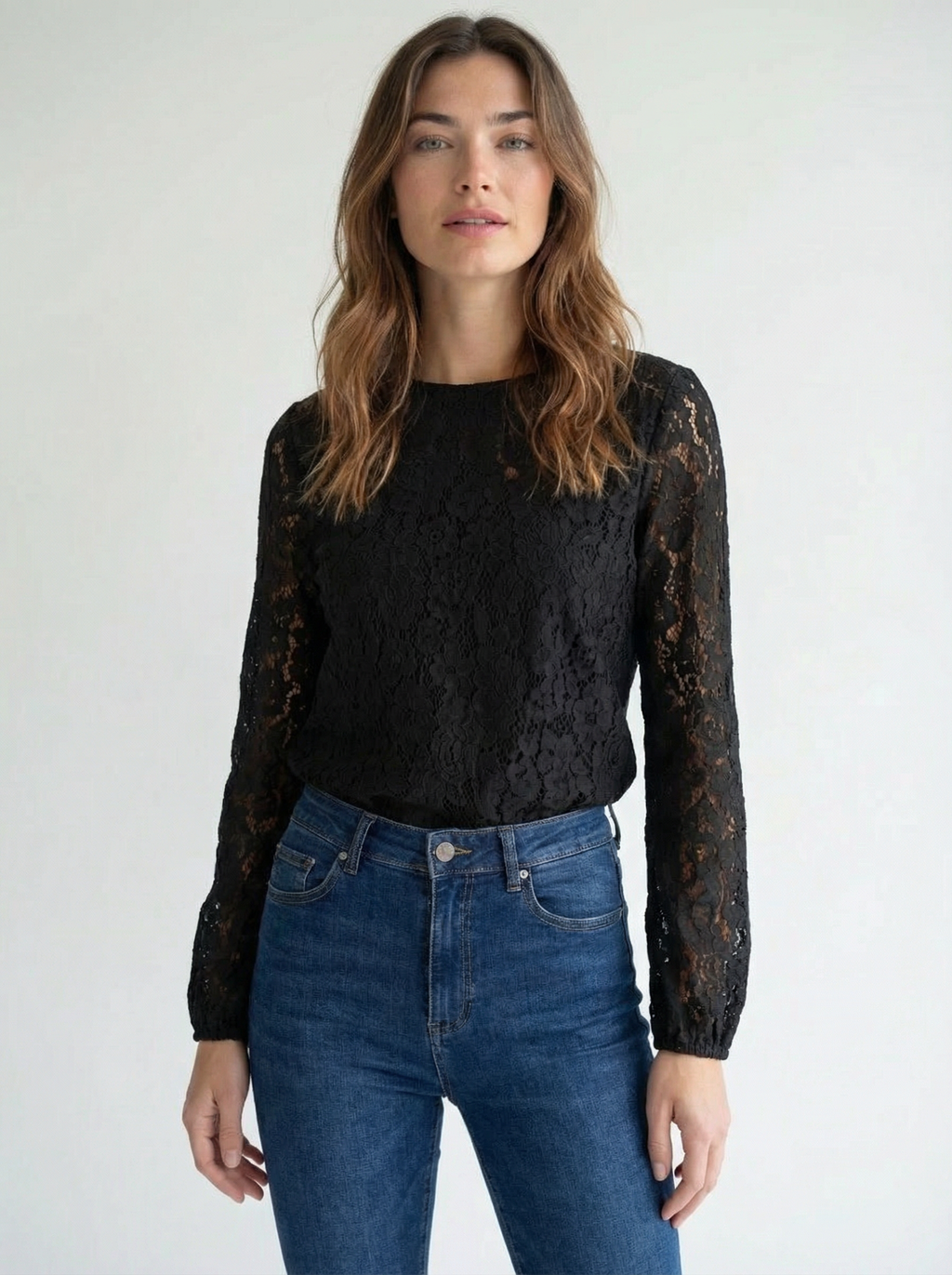 The Daisy Blouse Black