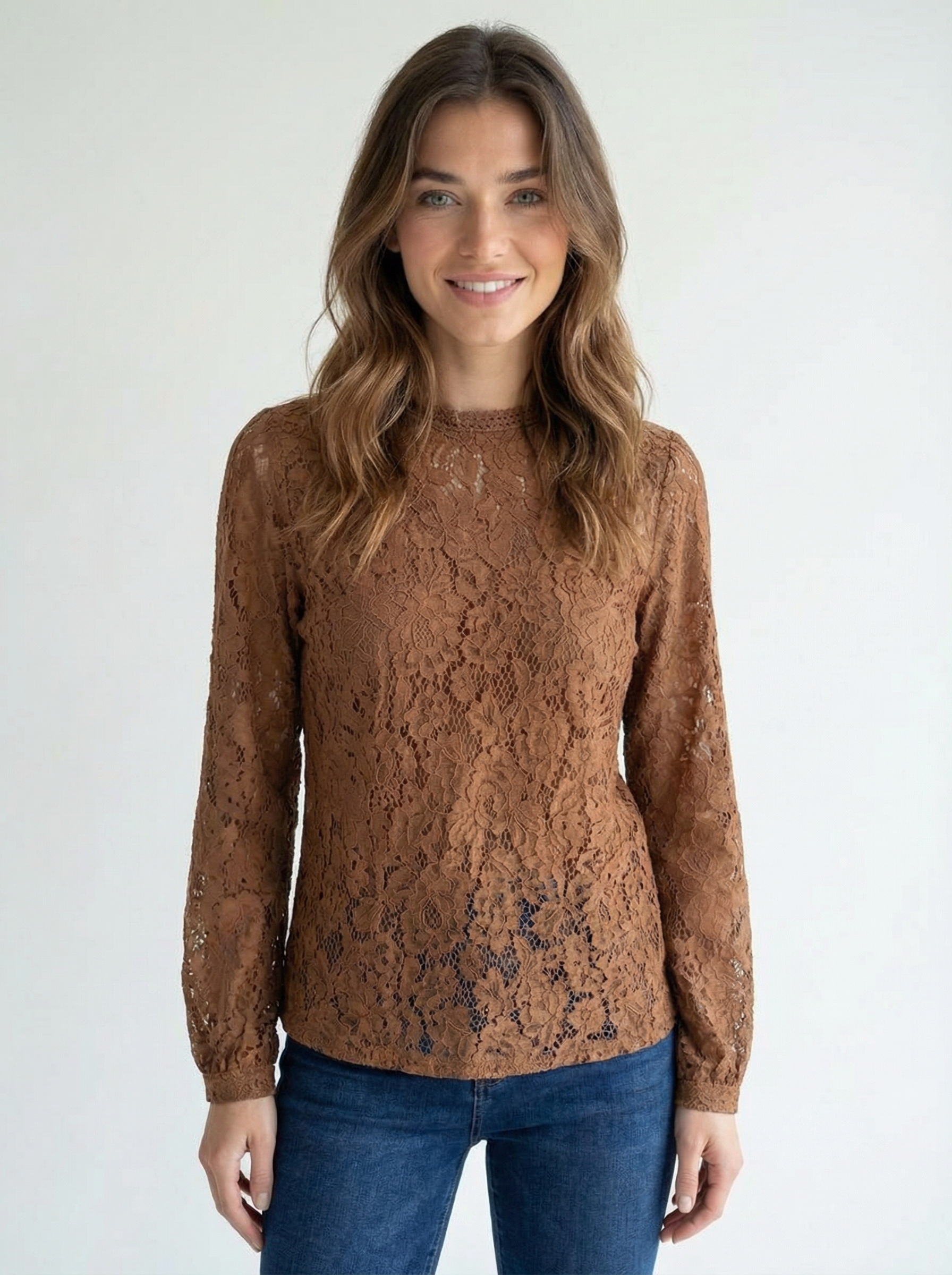 The Daisy Blouse Brown