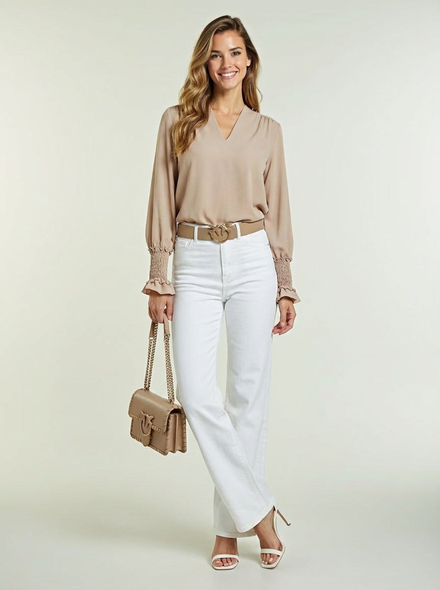 The Elegant Blouse Khaki