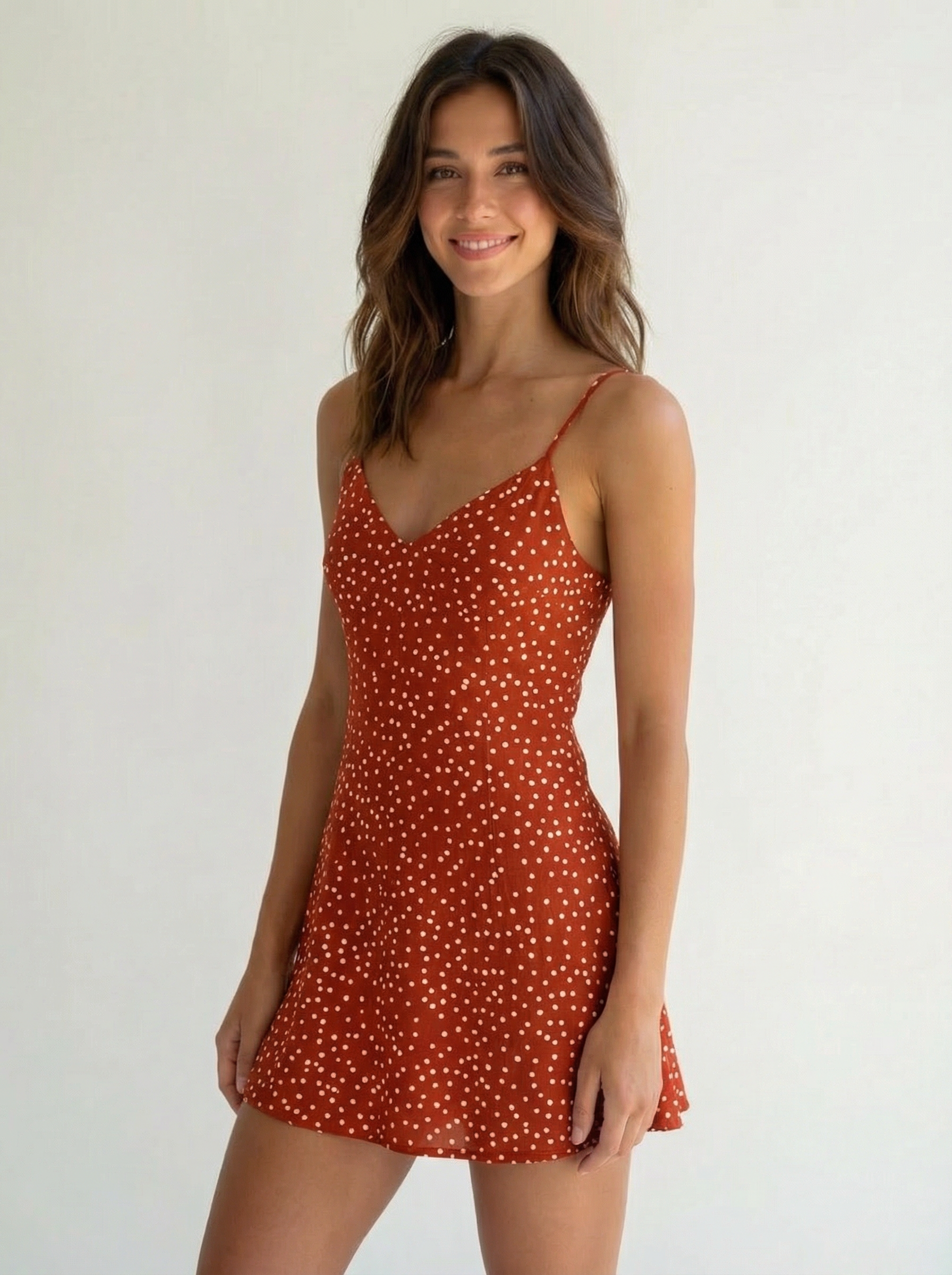 The Mini Polkadot Dress Red