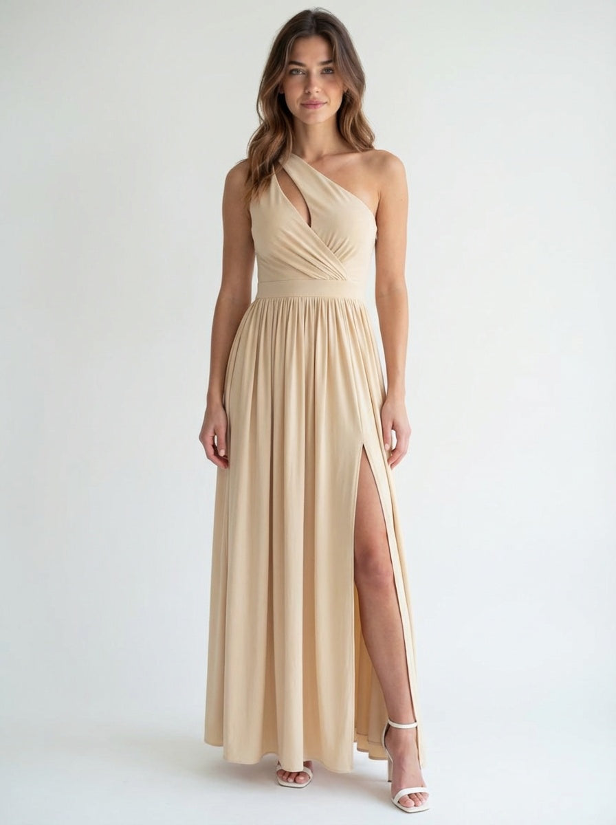 The Serena Dress Apricot