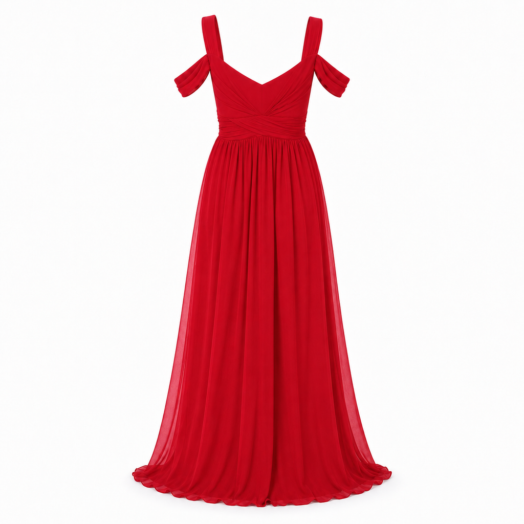 Athene Dress Red