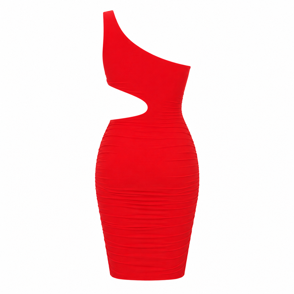 Luca Dress Red