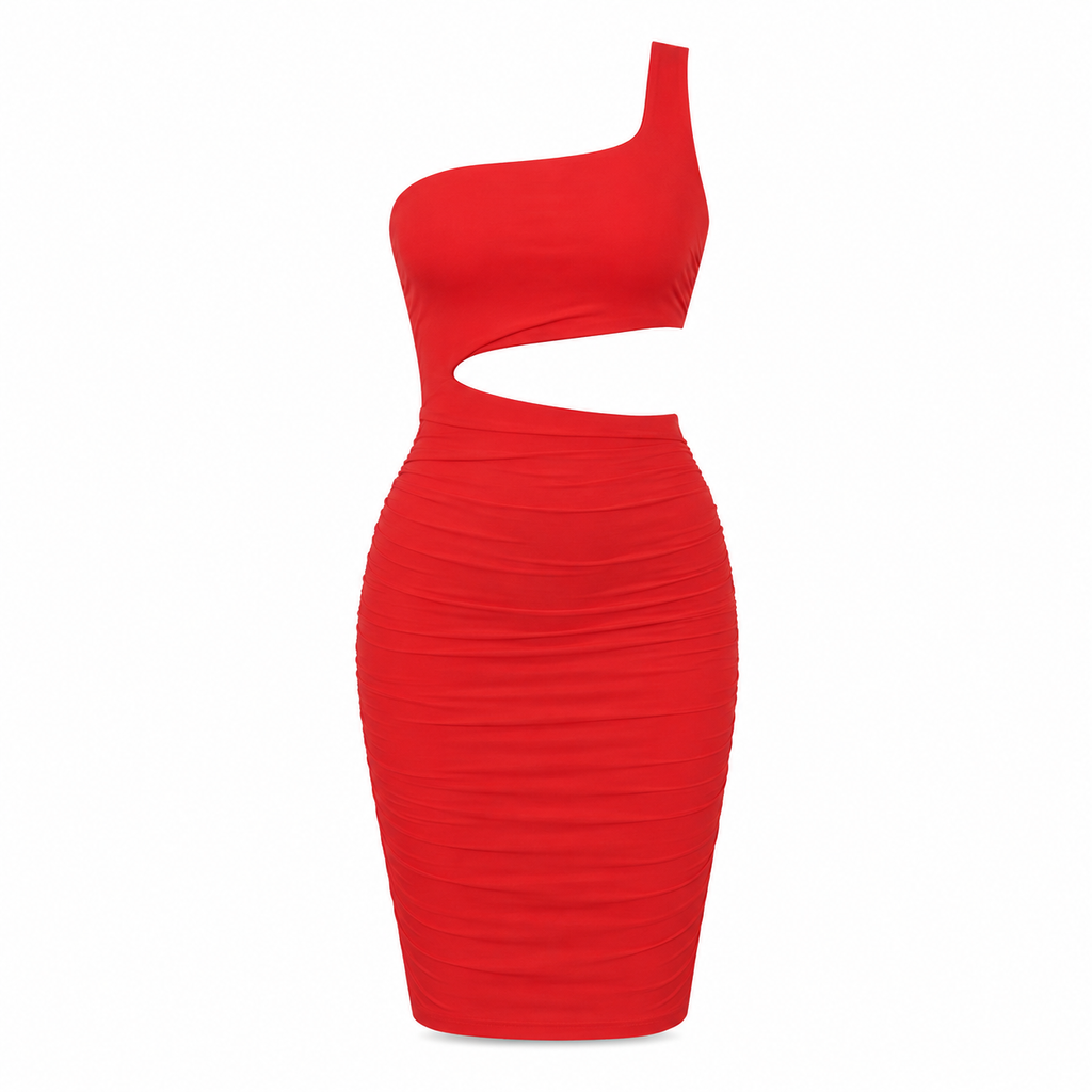 Luca Dress Red