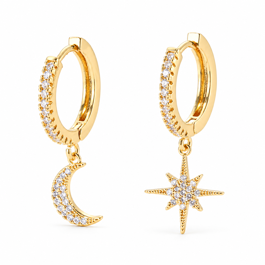 Moon & Stars Earrings
