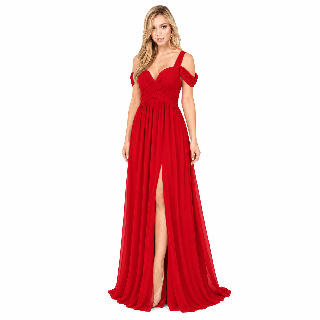 Athene Dress Red